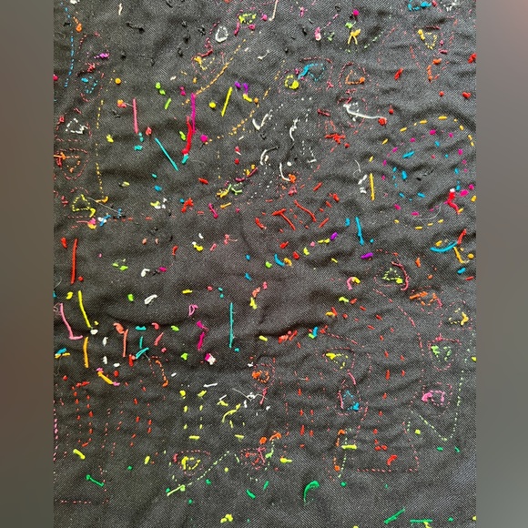 Kuna Mola Textile Panama authentic hand stitched appliqué embroidery cowboy - Picture 11 of 13